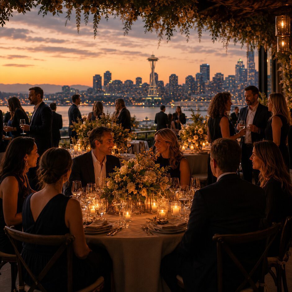catering recruiting - people dining